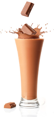 milk chocolate frappe